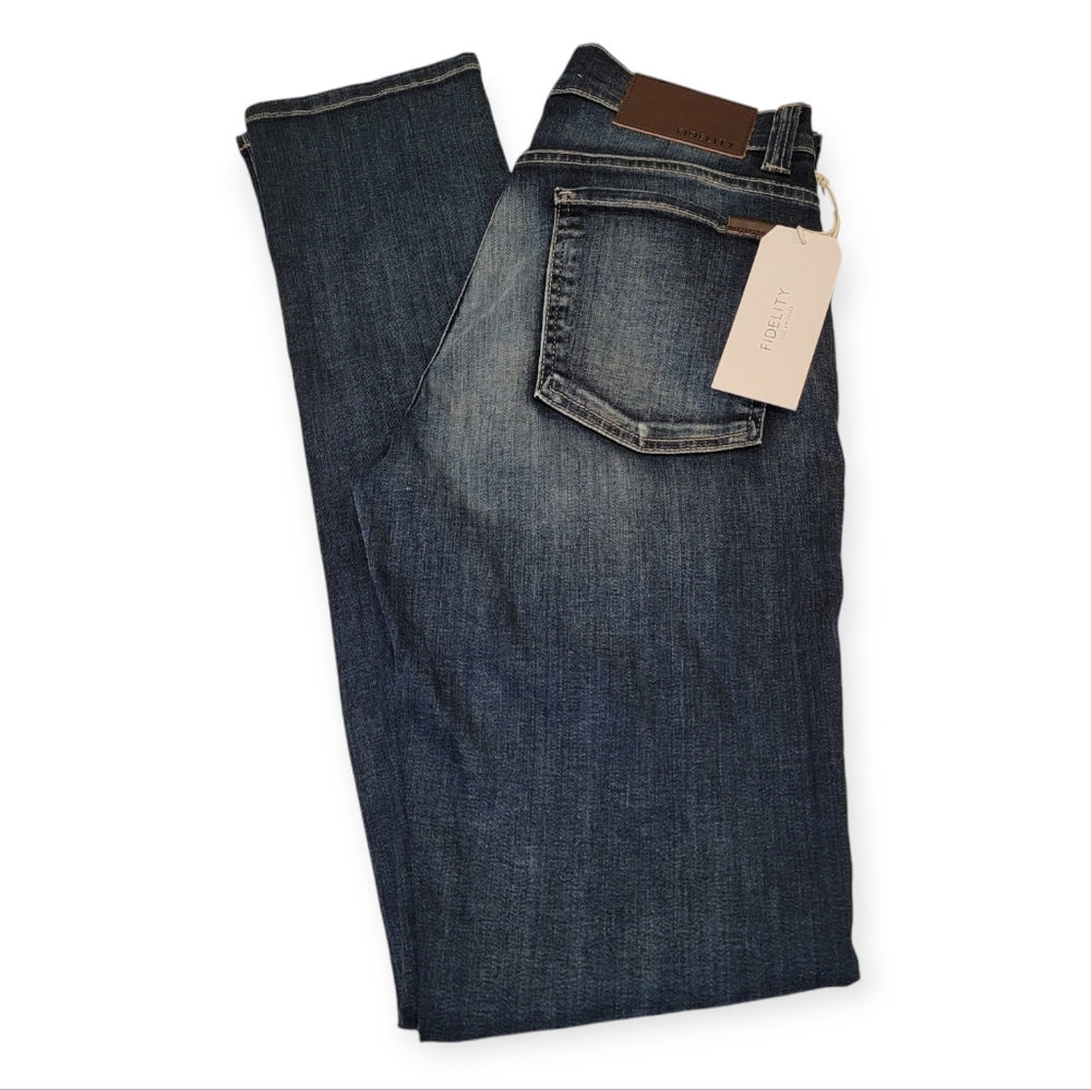 Fidelity Denim Torino Antelope Jeans Size 32 NWT! Dark Wash